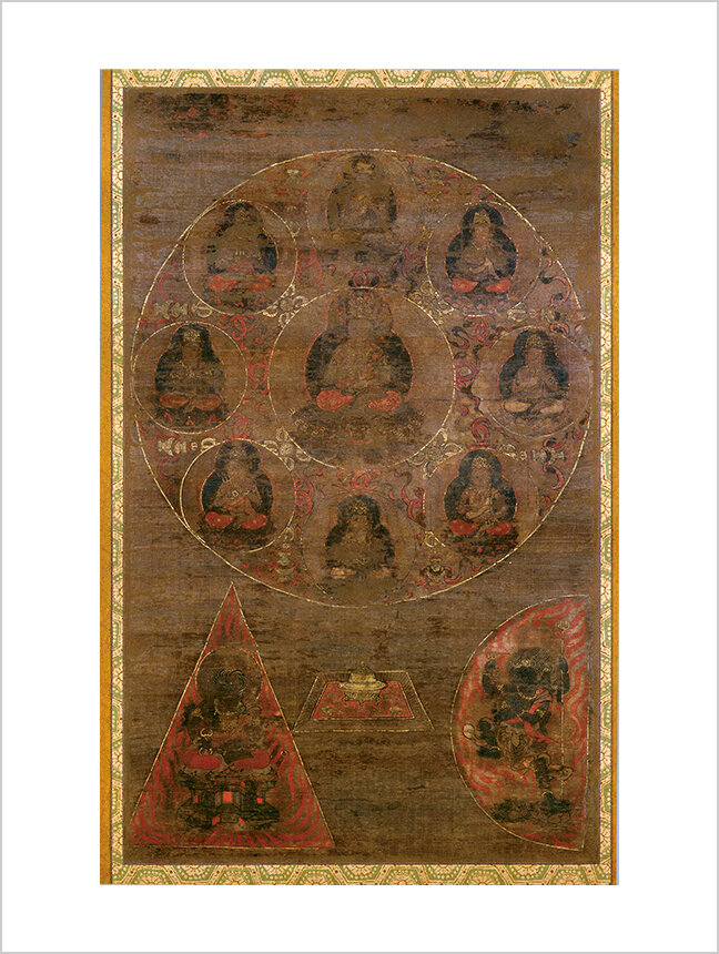 七宝瀧寺絹本著色尊勝曼荼羅図 | 構成文化財の魅力 | 日本遺産 日根荘