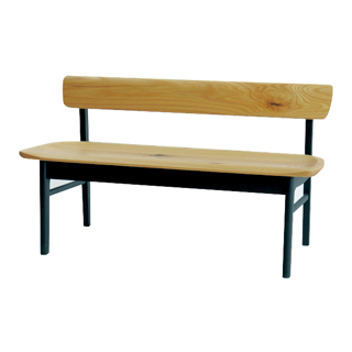 飛騨の家具 背付ベンチ l Ritz(リッツ) l 株式会社イバタインテリア