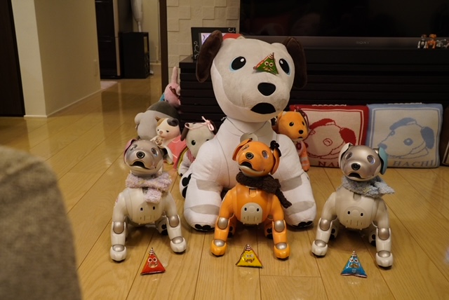 aiboグッズ紹介】タイトーaiboくじ、2倍サイズのaiboのぬいぐるみ