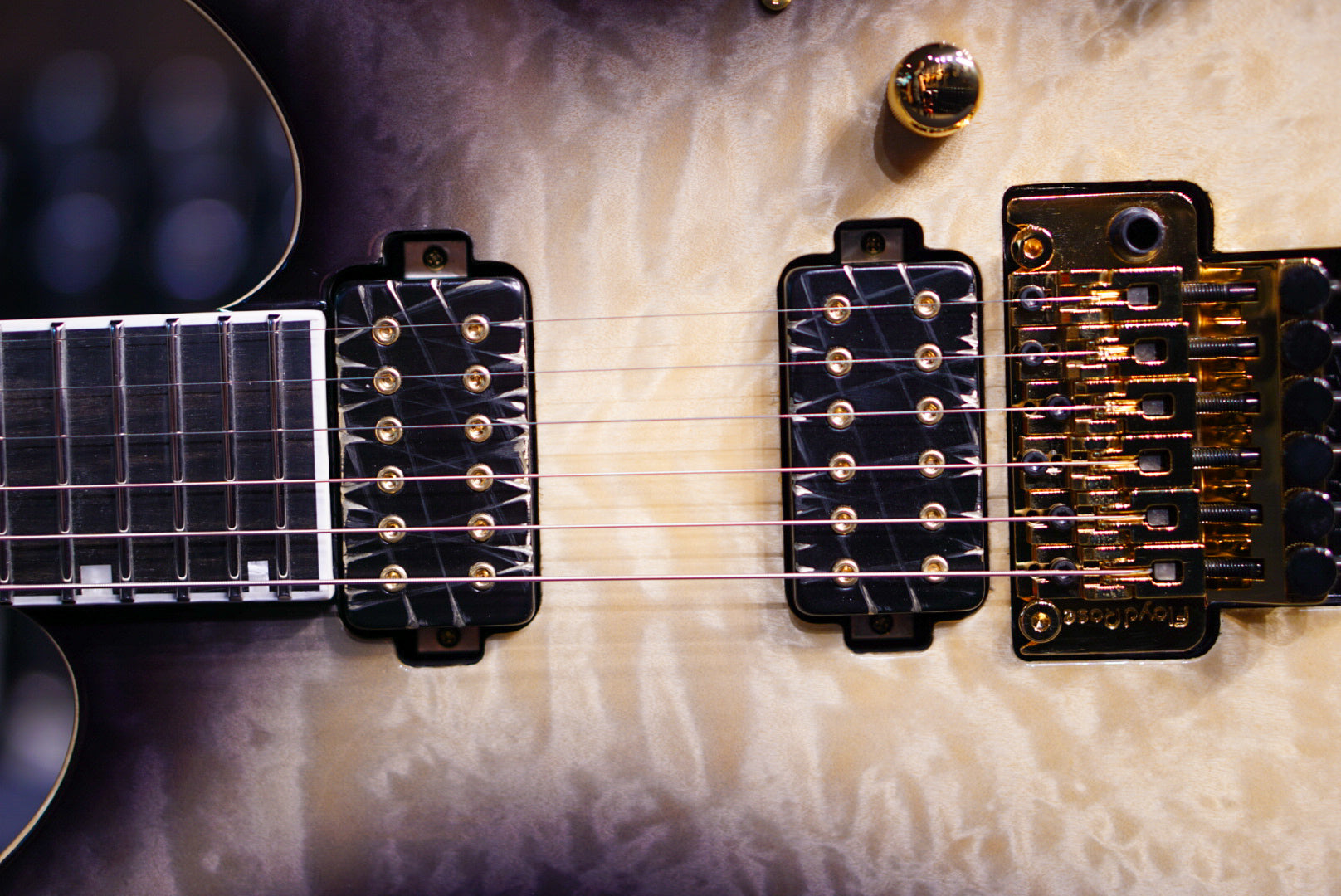 ESP E-II M-II/QM/Black Natural Burst ES4751233