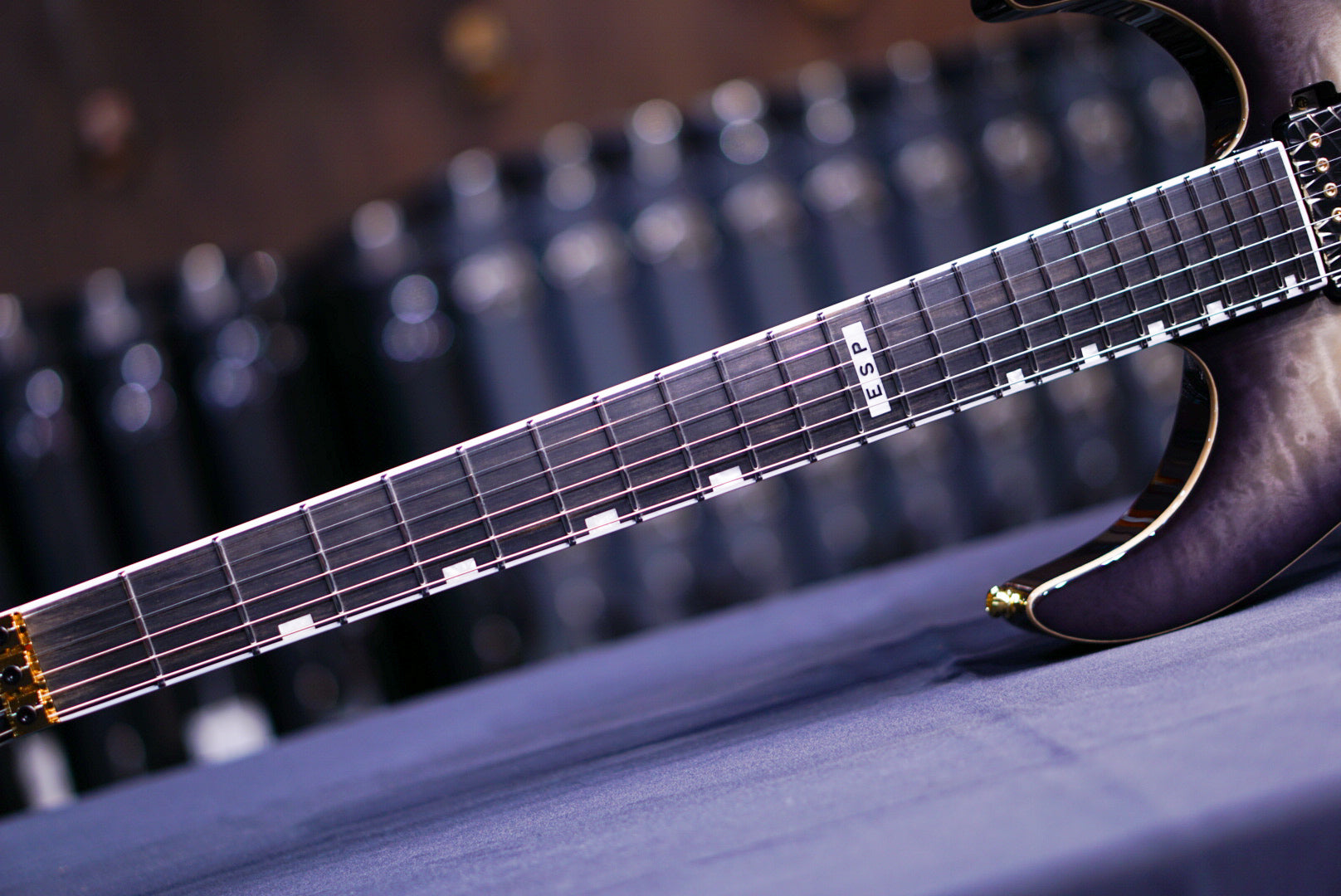 ESP E-II M-II/QM/Black Natural Burst ES4751233