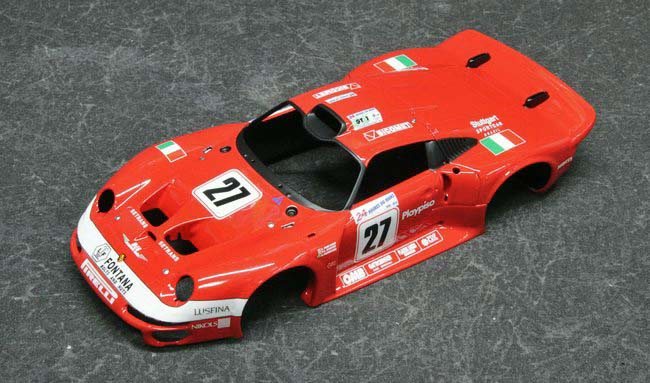 1/24「ポルシェ911 GT1」その3 デカールとモール塗装 – 艦船模型製作