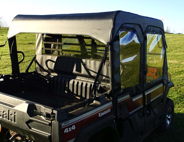 Seizmik Soft Upper Doors with Zipper - Kawasaki Mule Pro FXT