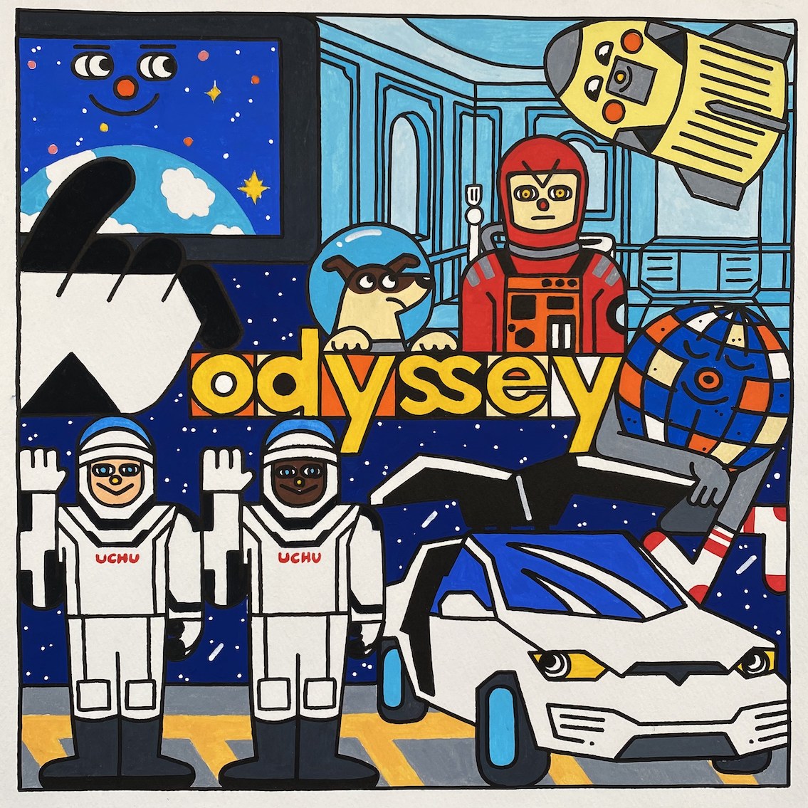 グラフィティーライターLURK個展開催 Carharttなどコラボアイテムも