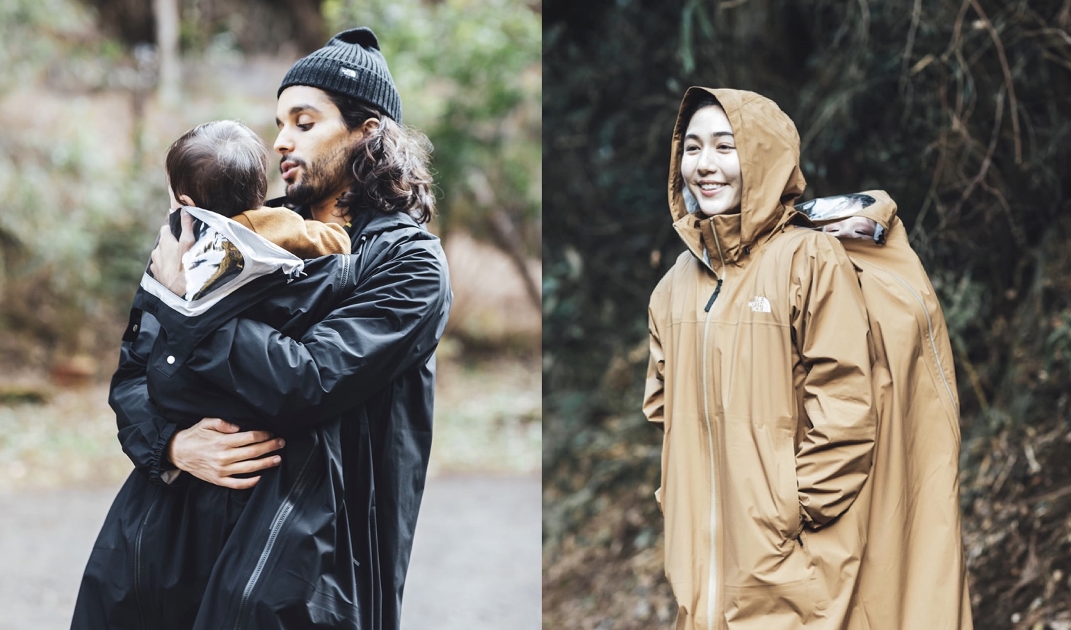 THE NORTH FACE、男女兼用ベビーカバーレインコート発売
