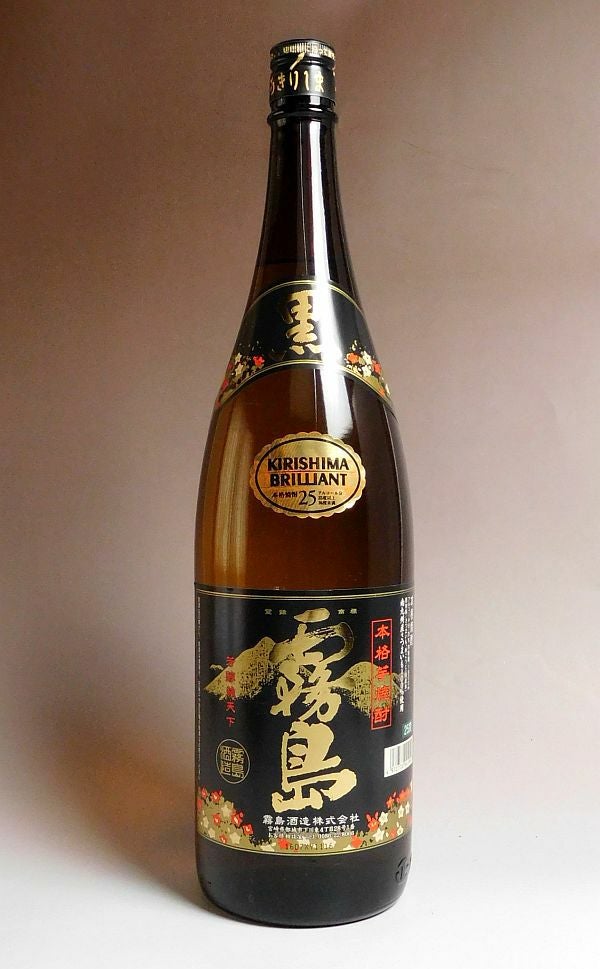 黒霧島(くろきりしま)25度1800ml 【霧島酒造】《芋焼酎》 ,| 焼酎の