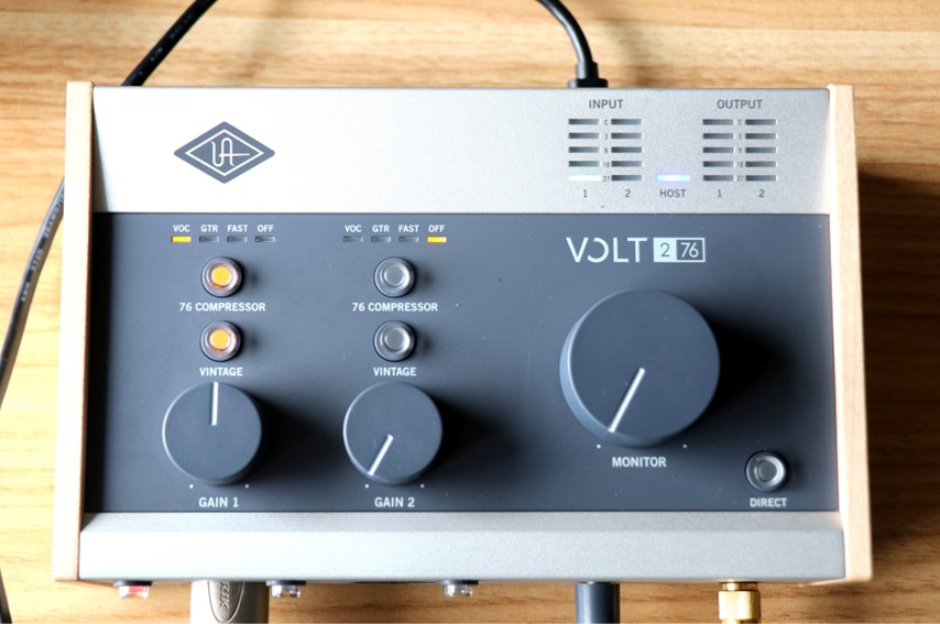 Universal Audio Volt 276をレビュー。アナログコンプレッサー搭載の