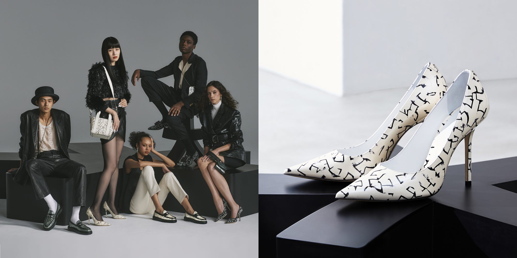 ジミー チュウ」×エリック・ヘイズ×POGGY！ 異種コラボの大胆