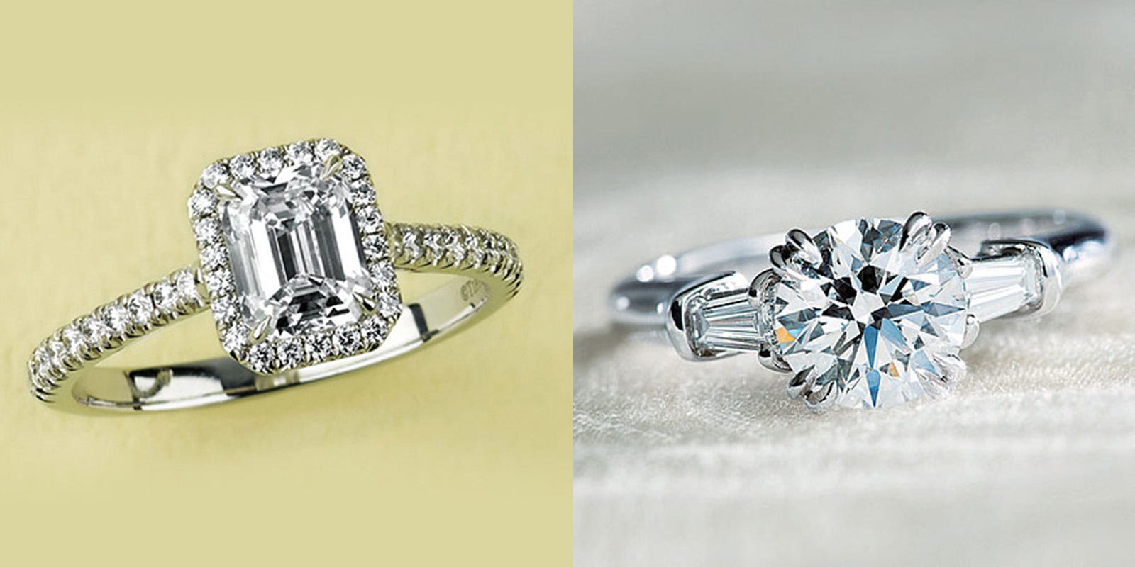 モードな花嫁が支持！ バケット＆エメラルドカットのリング集 | ELLE