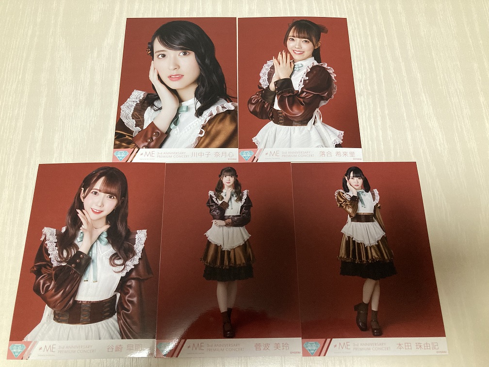 ≠ME ノイミー 生写真 直筆 蟹沢萌子 モブノデレラ MV衣装 ヨリ