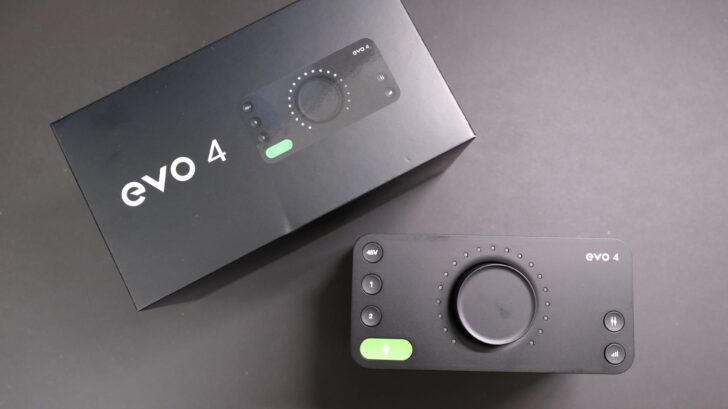 audient EVO4 を購入しました。オーディオインターフェイスは初心者