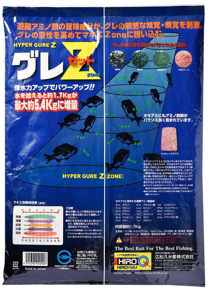 ハイパーグレZ – 釣りエサの総合メーカー「ヒロキュー」