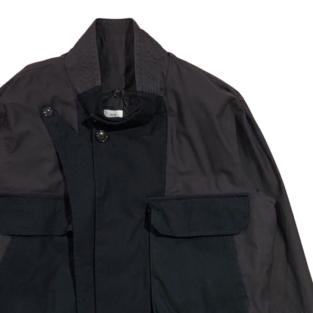 SOE READY TO WEAR MILITARY SWITCHING JACKET - BLACK 商品詳細