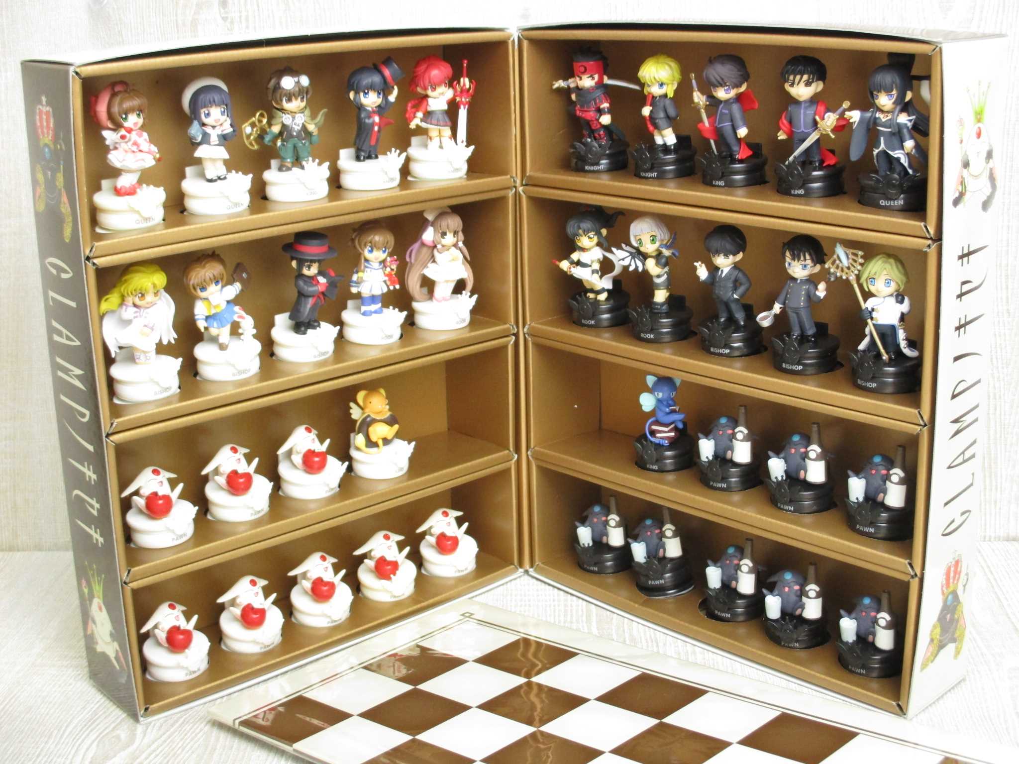 CLAMP NO KISEKI Art Set 38 Chess Pieces Box Board KERO SUPINEL