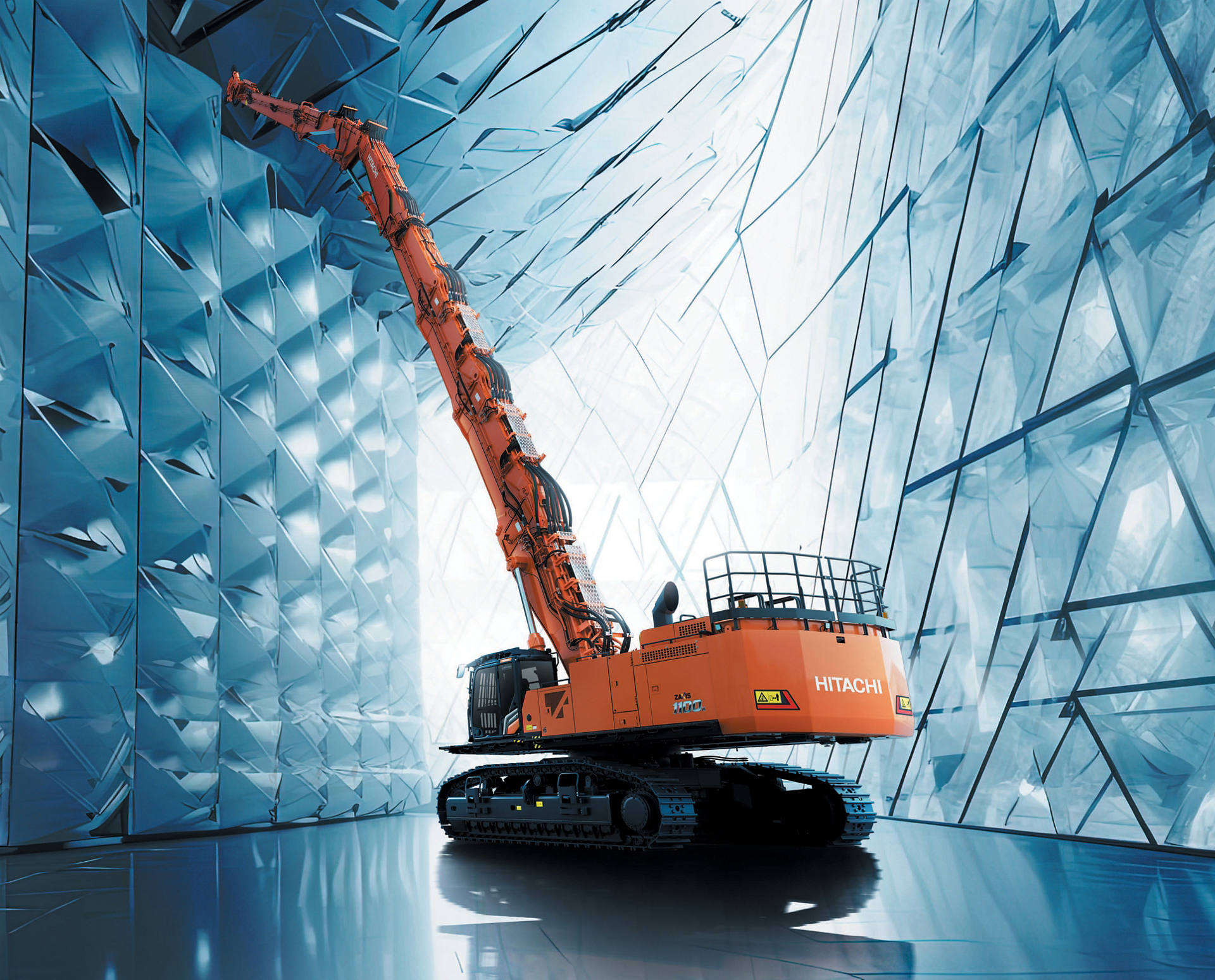 マルチブーム解体仕様機ZX1100K-7の受注を開始 - 日立建機