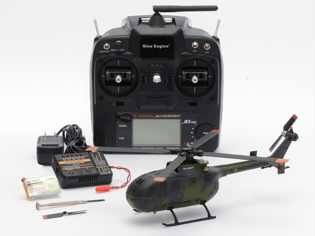 2.4GHz 6ch 小型電動ヘリコプター SOLO PRO 135 BO-105 [ソロ・プロ135