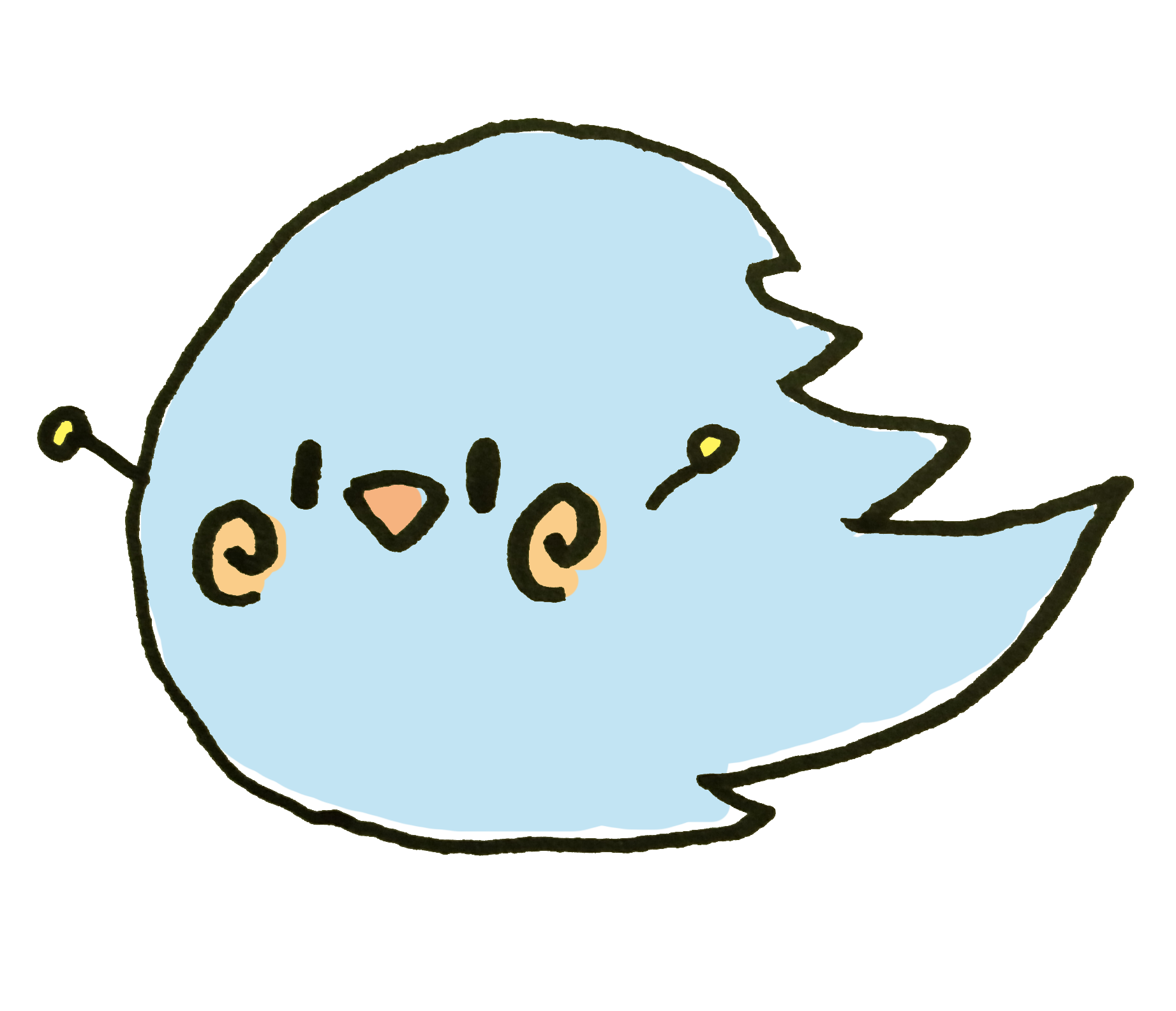 お天気のようせいノグリーくんのイラスト | ゆるくてかわいい無料