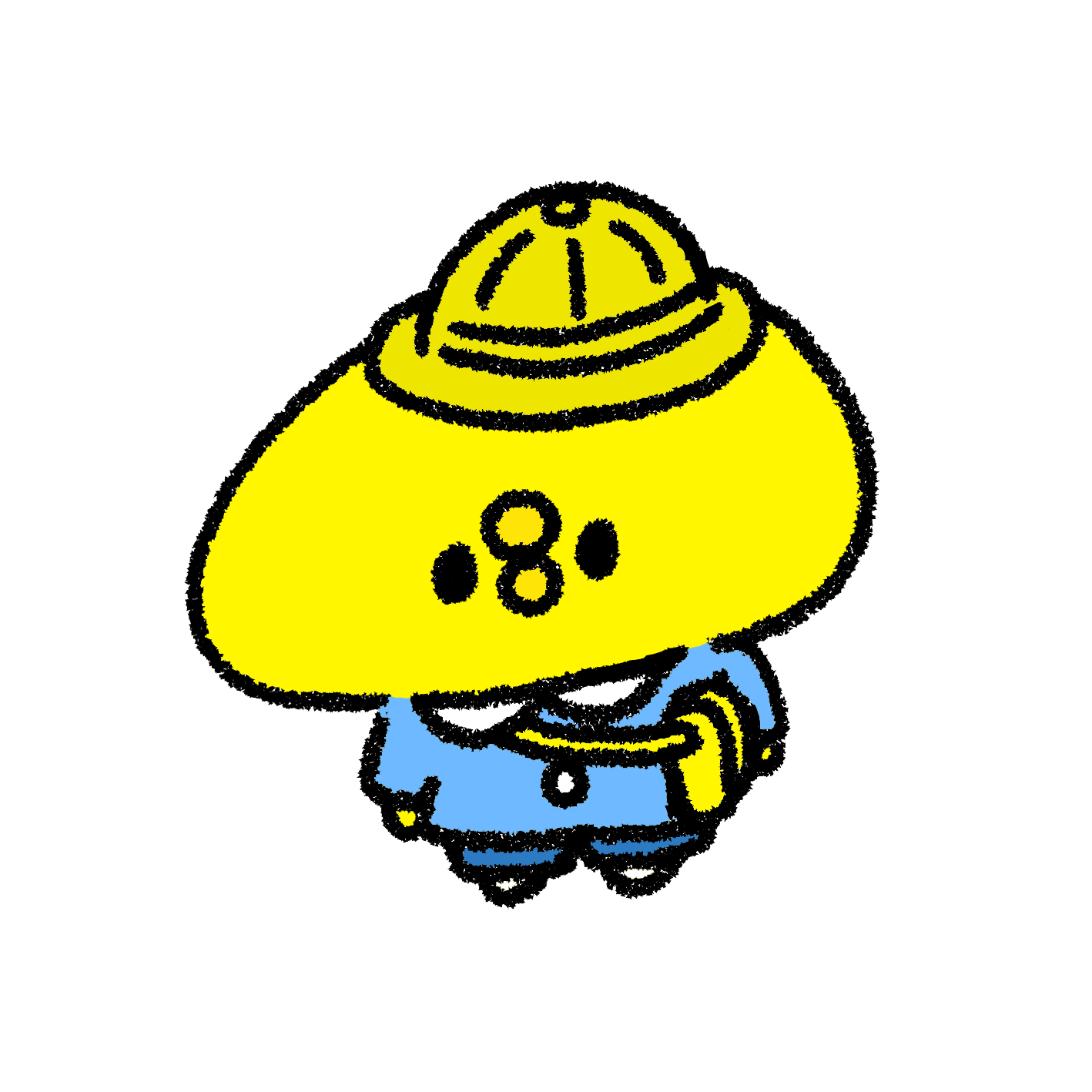 幼稚園児のひよこのイラスト | ゆるくてかわいい無料イラスト