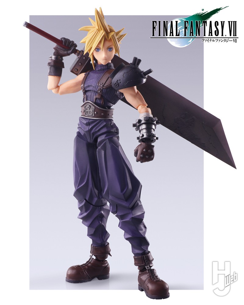 FFⅦ』オリジナル版ビジュアルを基にした「クラウド・ストライフ」がお