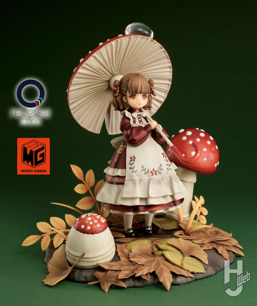 キノコ擬人化プロジェクト「マッシュルームガールズシリーズ」第1弾は