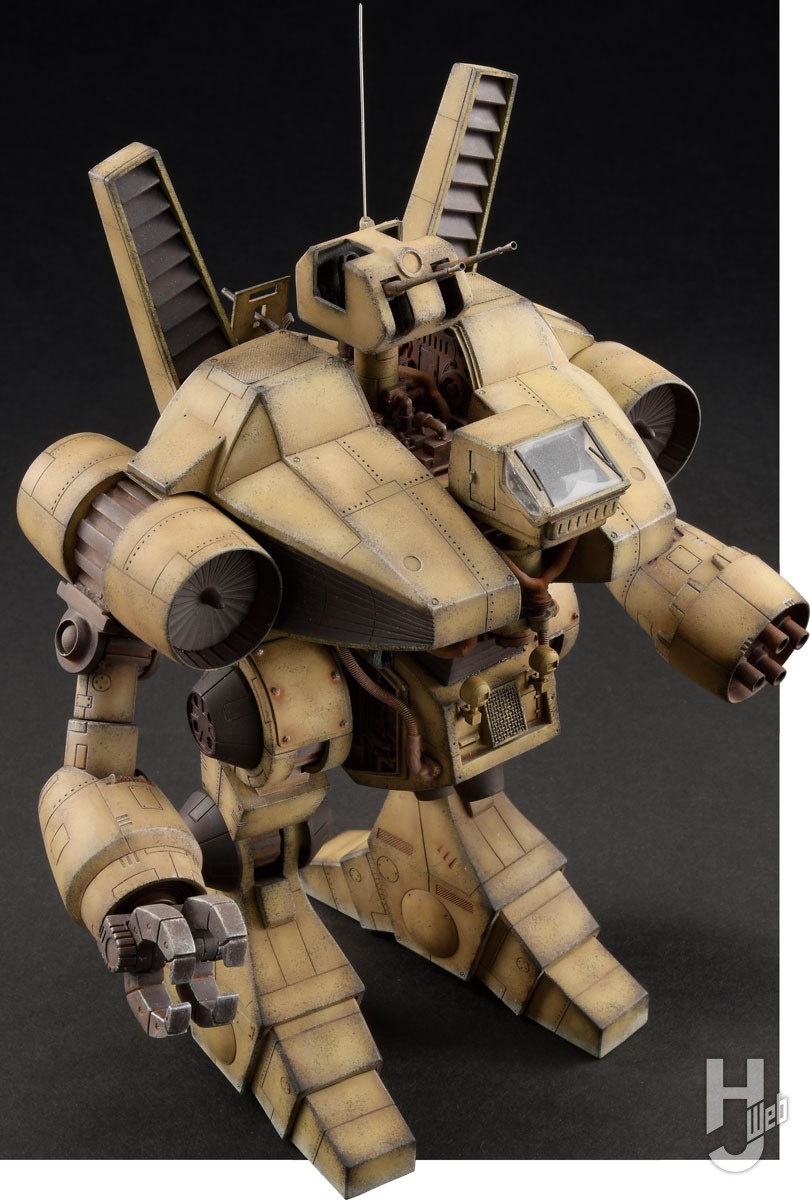 大型ウォーカーマシン「ダッカー・タイプ」をAFV風塗装でリアルに