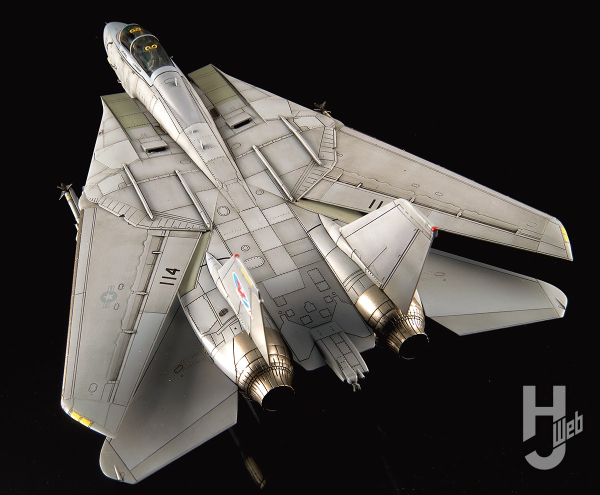 映画『トップガン』主役機・トムキャットを童友社1/72キットで完全再現