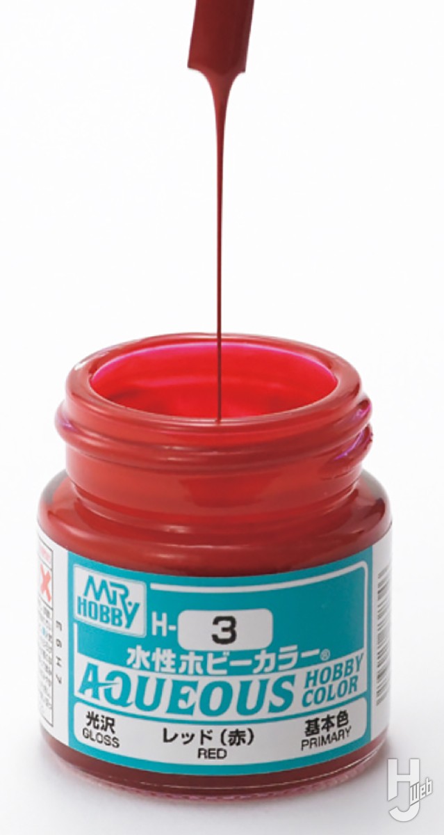 水性ホビーカラー、タミヤカラーアクリル、「水溶性アクリル塗料」の
