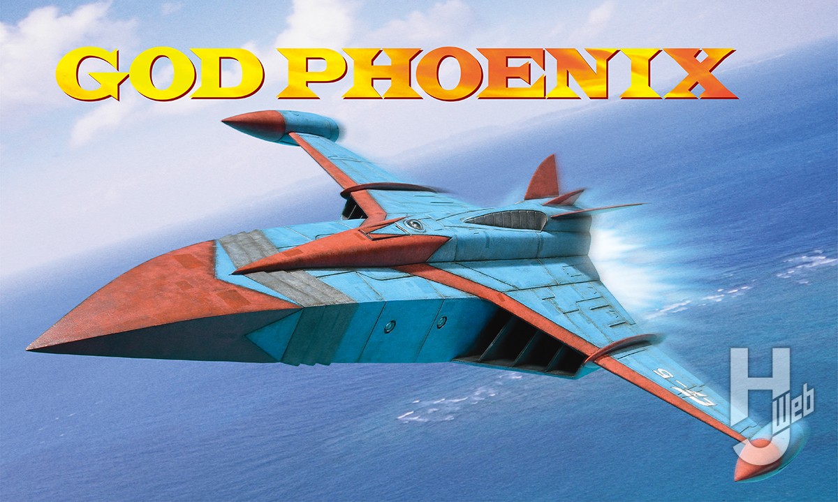 ゴッドフェニックス」を水性ホビーカラーの筆塗りだけでパネルライン