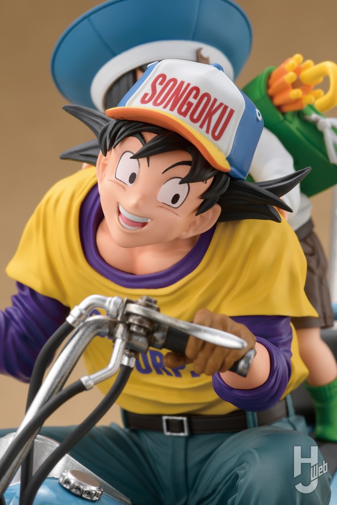 鳥山明氏のイラストをモチーフに「孫悟空＆孫御飯」が大型モデルで登場