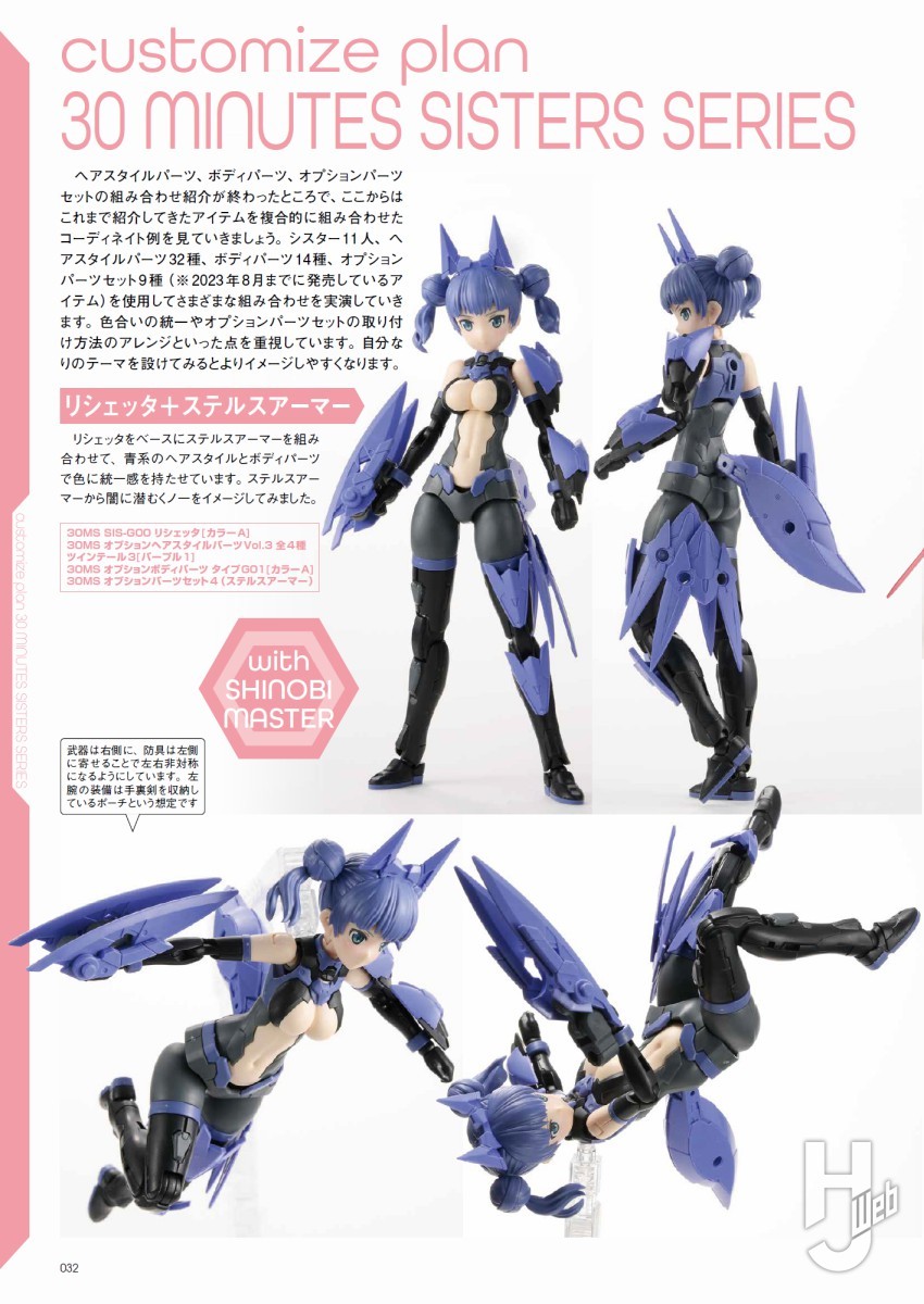 本日発売】「30 MINUTES SISTERS カスタマイズのススメ」【30MS