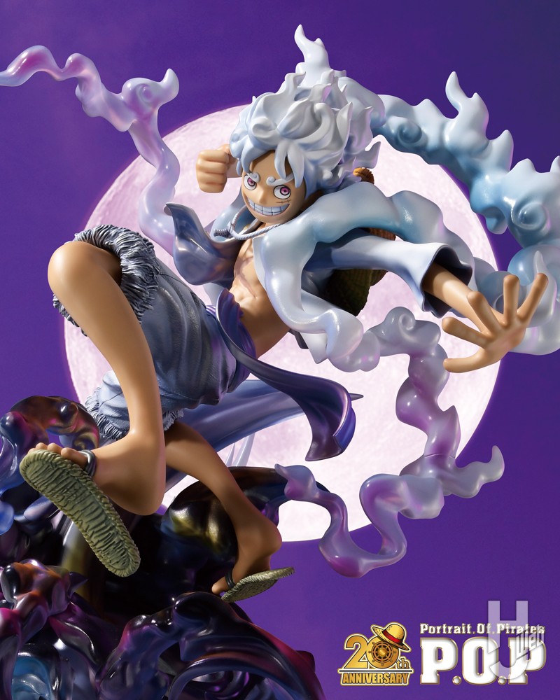 P.O.P」シリーズ20周年！ 純白の「モンキー・D・ルフィ “ギア5”」が