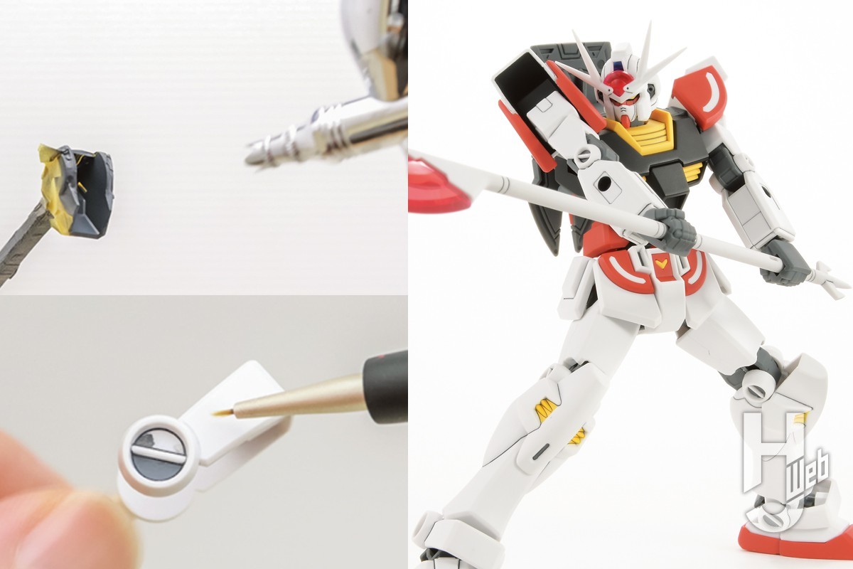 ガンプラを部分塗装で仕上げよう！ エアブラシと筆塗りの良いとこ取り