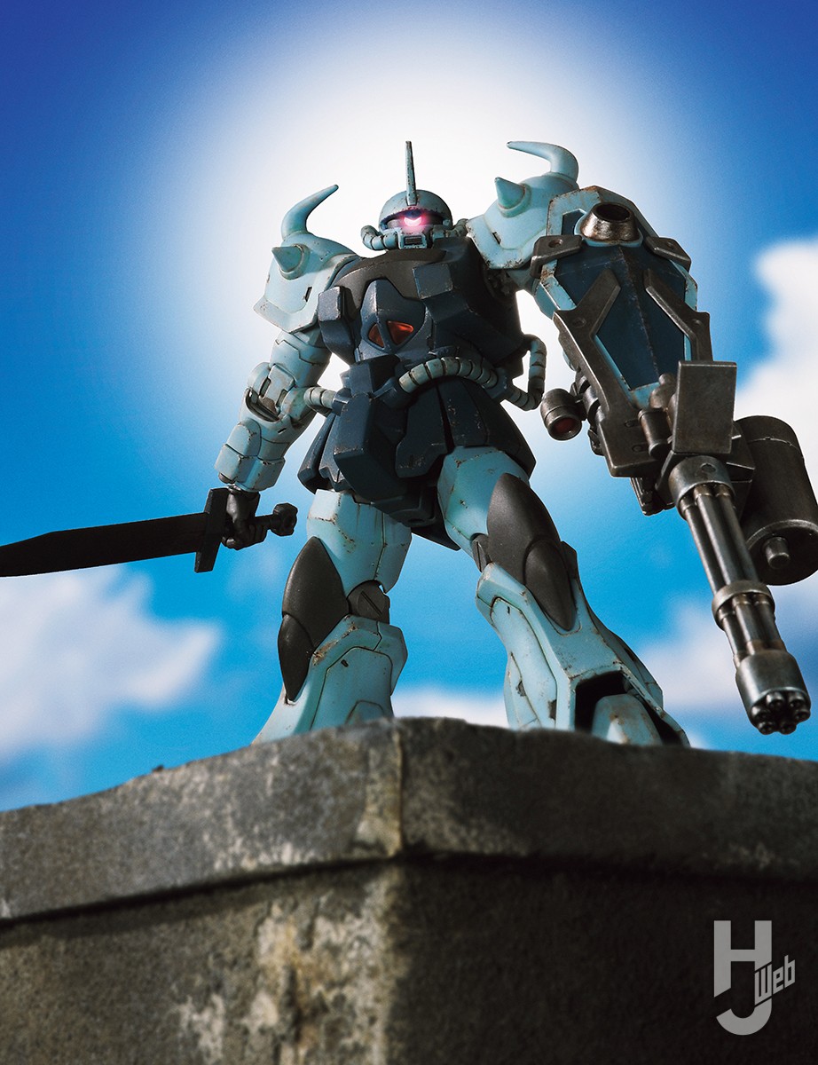 傷を“描く”裏技テクニック!? 歴戦の機体を演出する塗装法をHGグフ