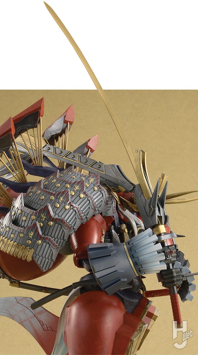 ツルギ形態の「三世村正」がMODEROID化。後ハメ加工とバランス調整で