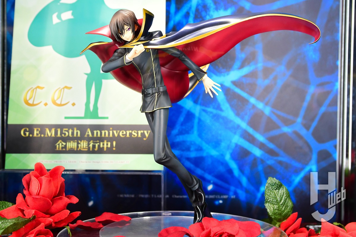 ルルーシュ・ランペルージ G.E.M.15th Anniversary」の彩色初展示