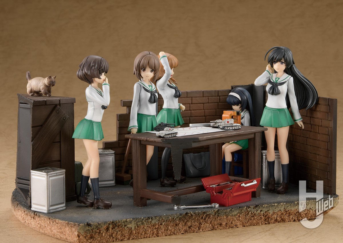 ガールズ＆パンツァー】ランチボックスサイズのガレージ！あんこう