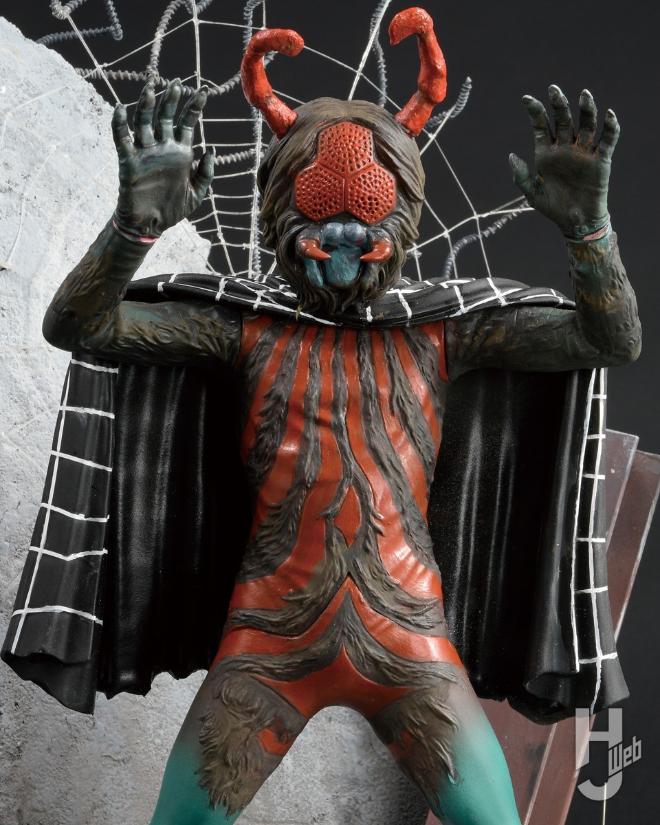 初代『仮面ライダー』一番最初のショッカー怪人「蜘蛛男」を製作