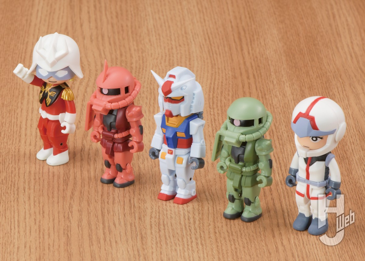 新フォーマットの食玩シリーズ「bitlot ガンダム」が間もなく発売
