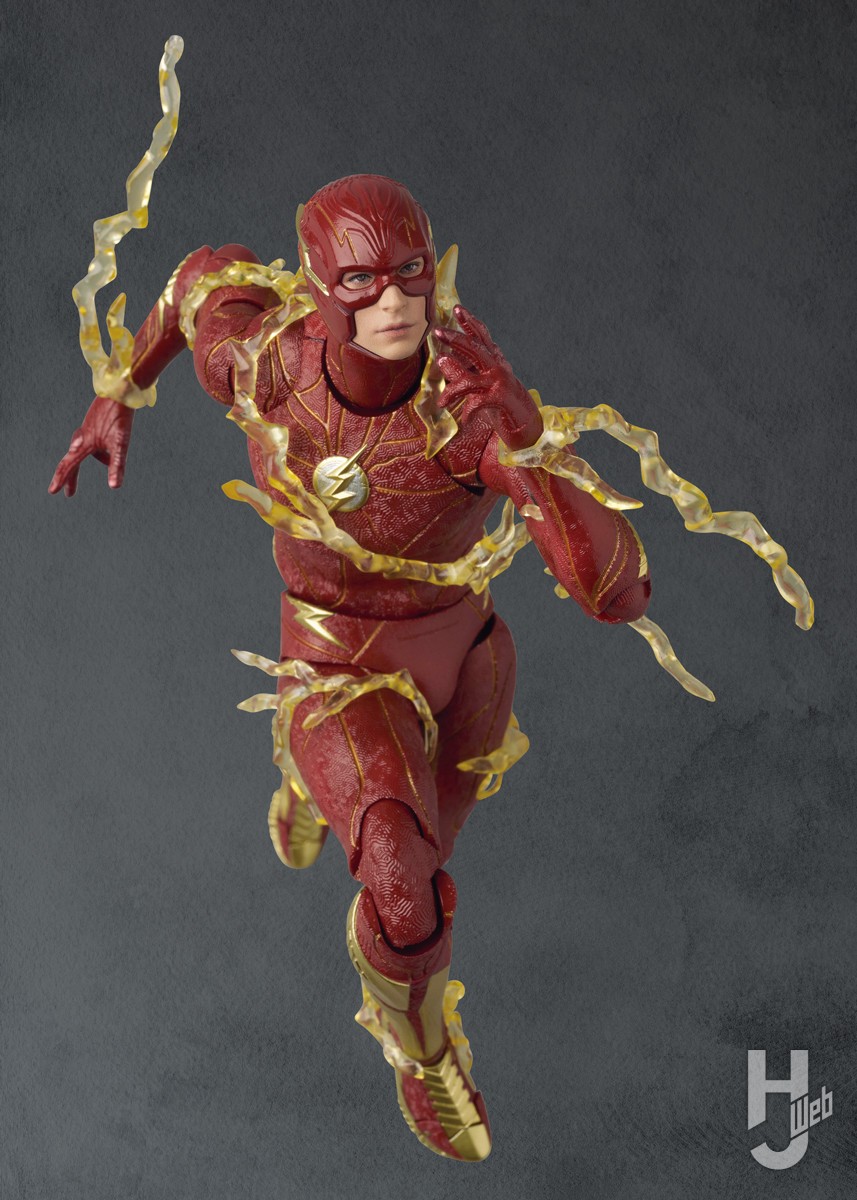 映画『ザ・フラッシュ』版フラッシュがマフェックスで可動フィギュアに