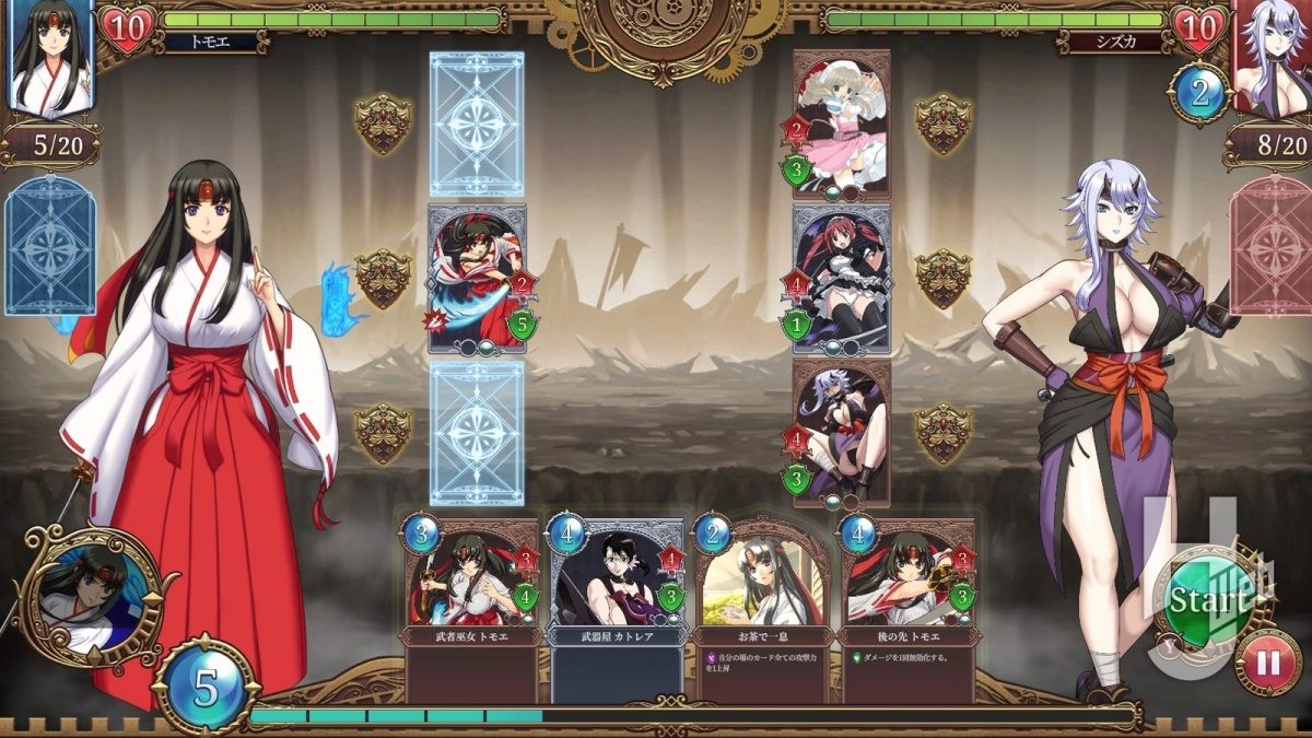 クイーンズブレイド」がローグライトアーマーブレイク型カードゲーム
