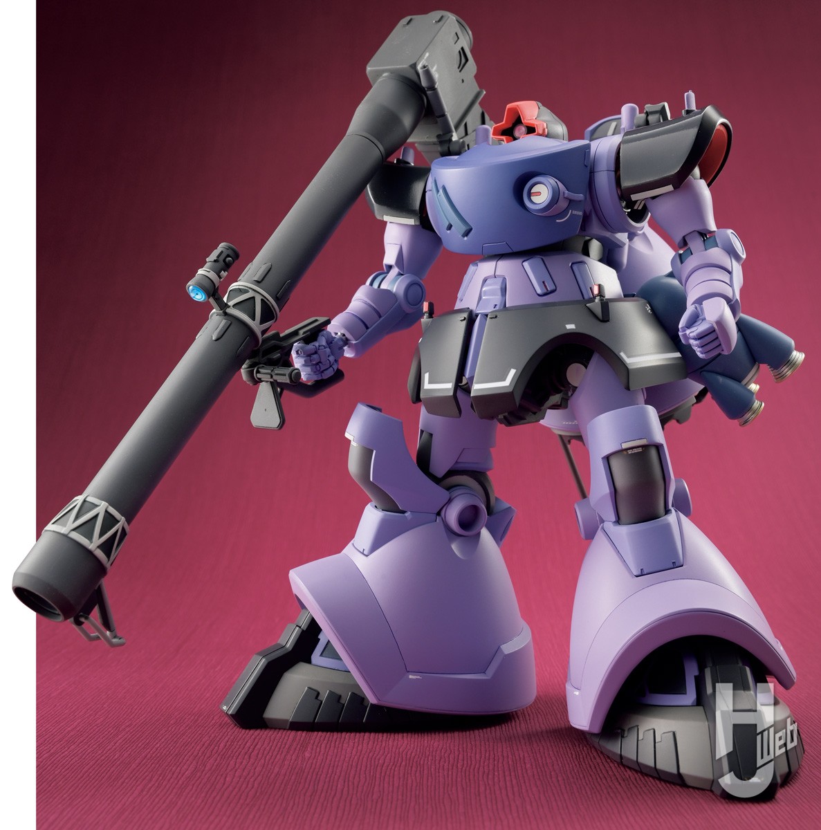 3本目の脚”を装備した「リック・ドム」がHGで登場！丁寧な工作とツヤ