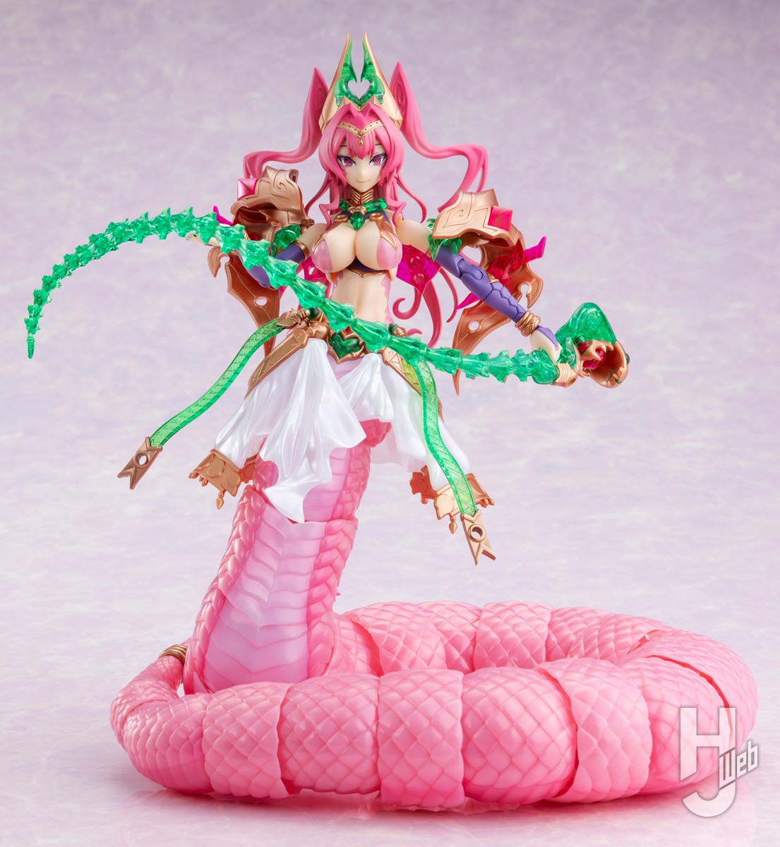 半人半蛇のラミア型ディアーズ「メルティーナ」の作例が到着！パール