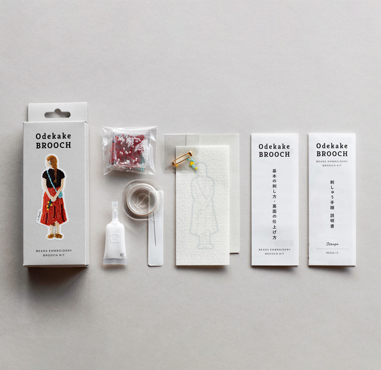 おでかけブローチキット おさんぽ / MIYUKI FACTORY – Craftie Home