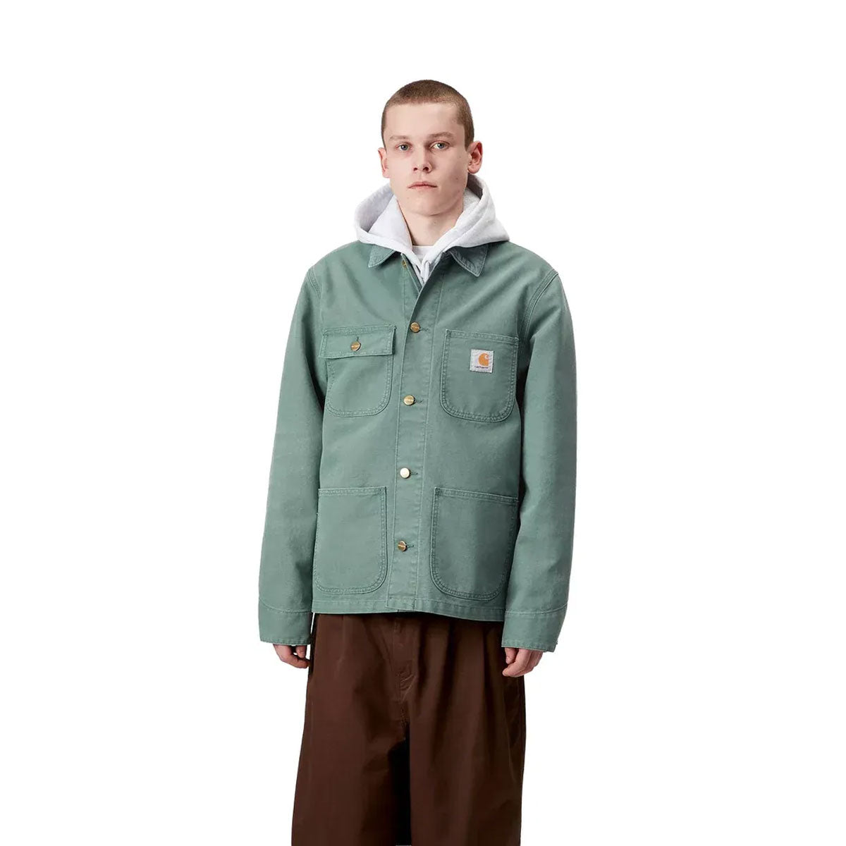 CARHARTT - MICHIGAN COAT SILVER PINE 【I034787-2R840】 – HOMEGAME