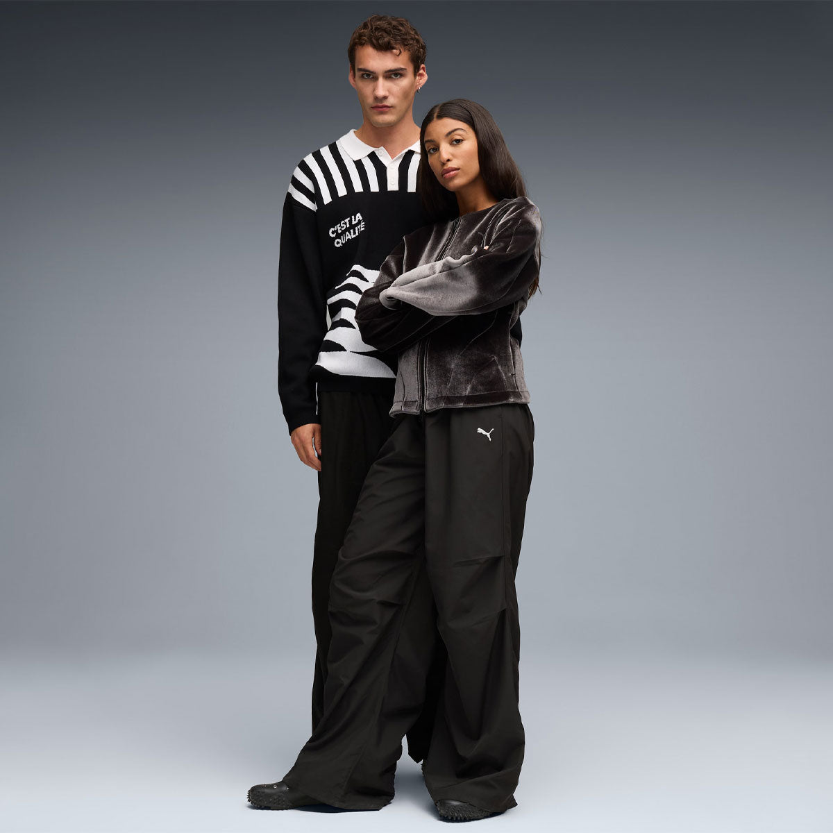 PUMA - MOSTRO FEY STUDS PUMA Black/PUMA Silver【403192-01