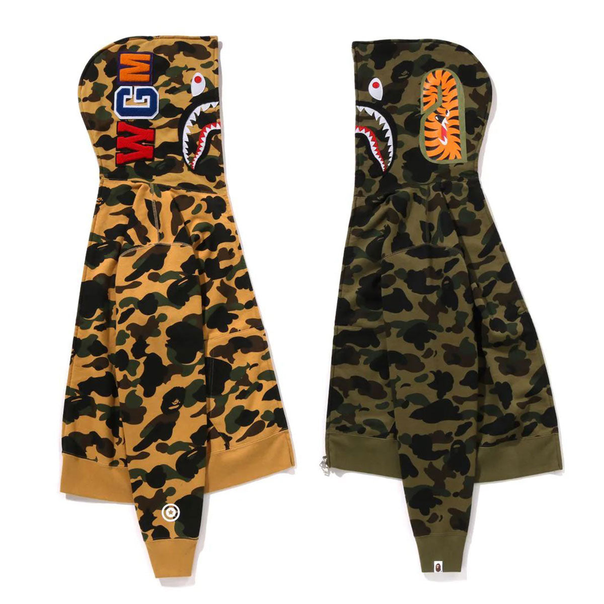 A BATHING APE アベイシングエイプ - 1ST CAMO SEPARATE SHARK FULL