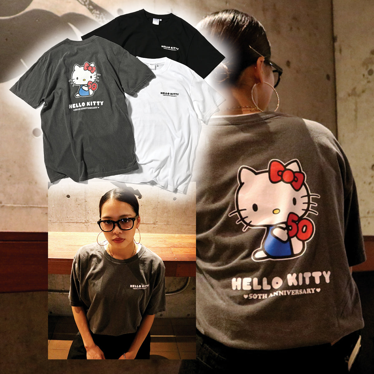 HELLO KITTY 50th Anniversary TシャツがHOMEGAMEより発売中