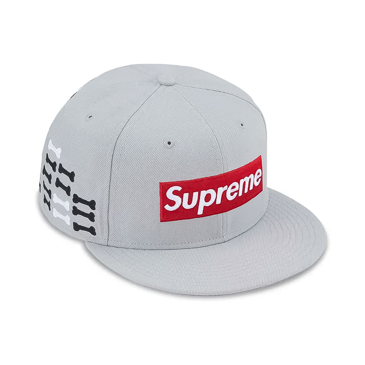 SUPREME × NEW ERA - BONES BOX LOGO CAP GREY 【FW25H46】 – HOMEGAME