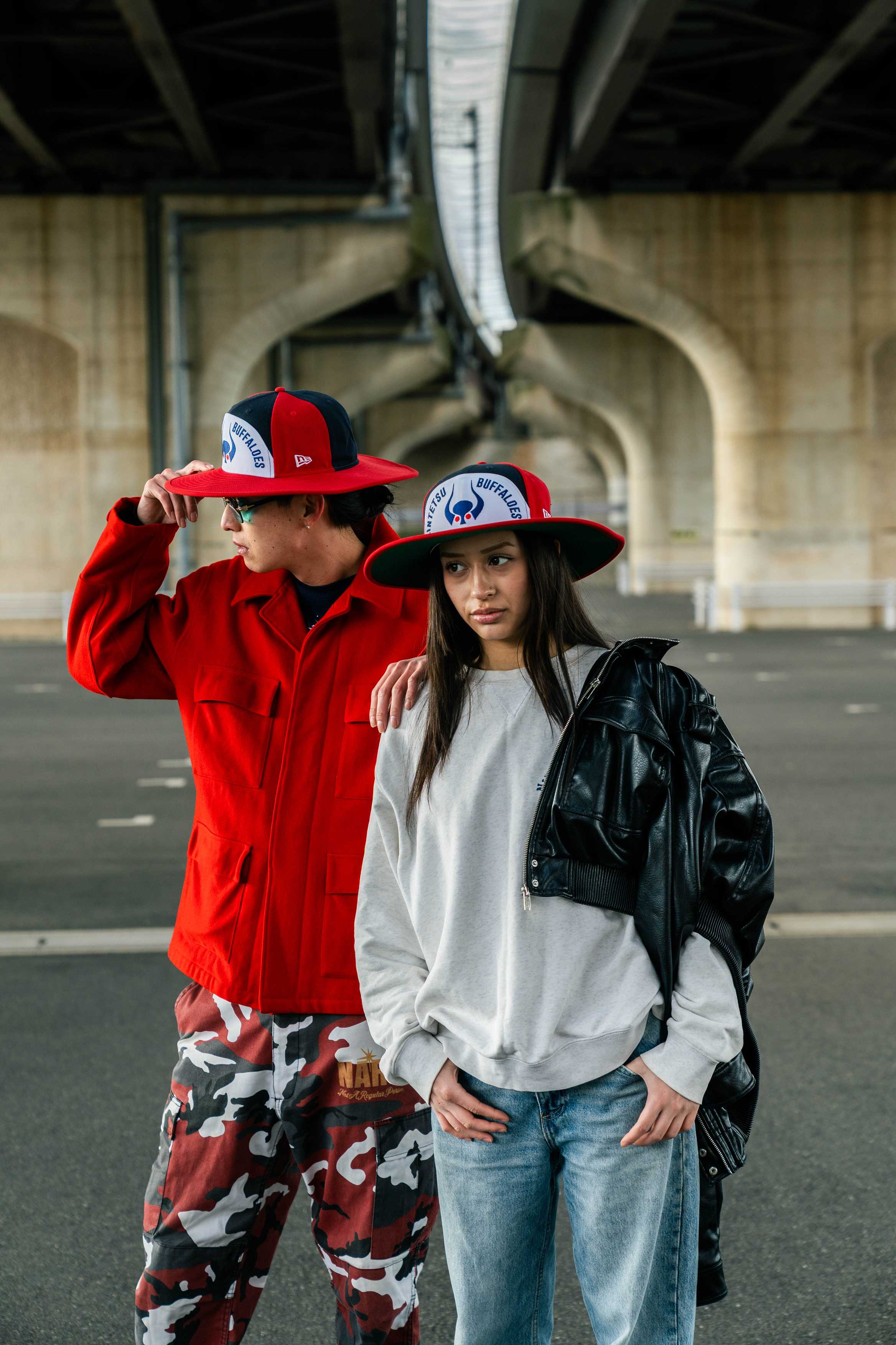 NEW ERA TARO OKAMOTO - FITTED LONG BRIM HAT 近鉄バファローズ MULTI