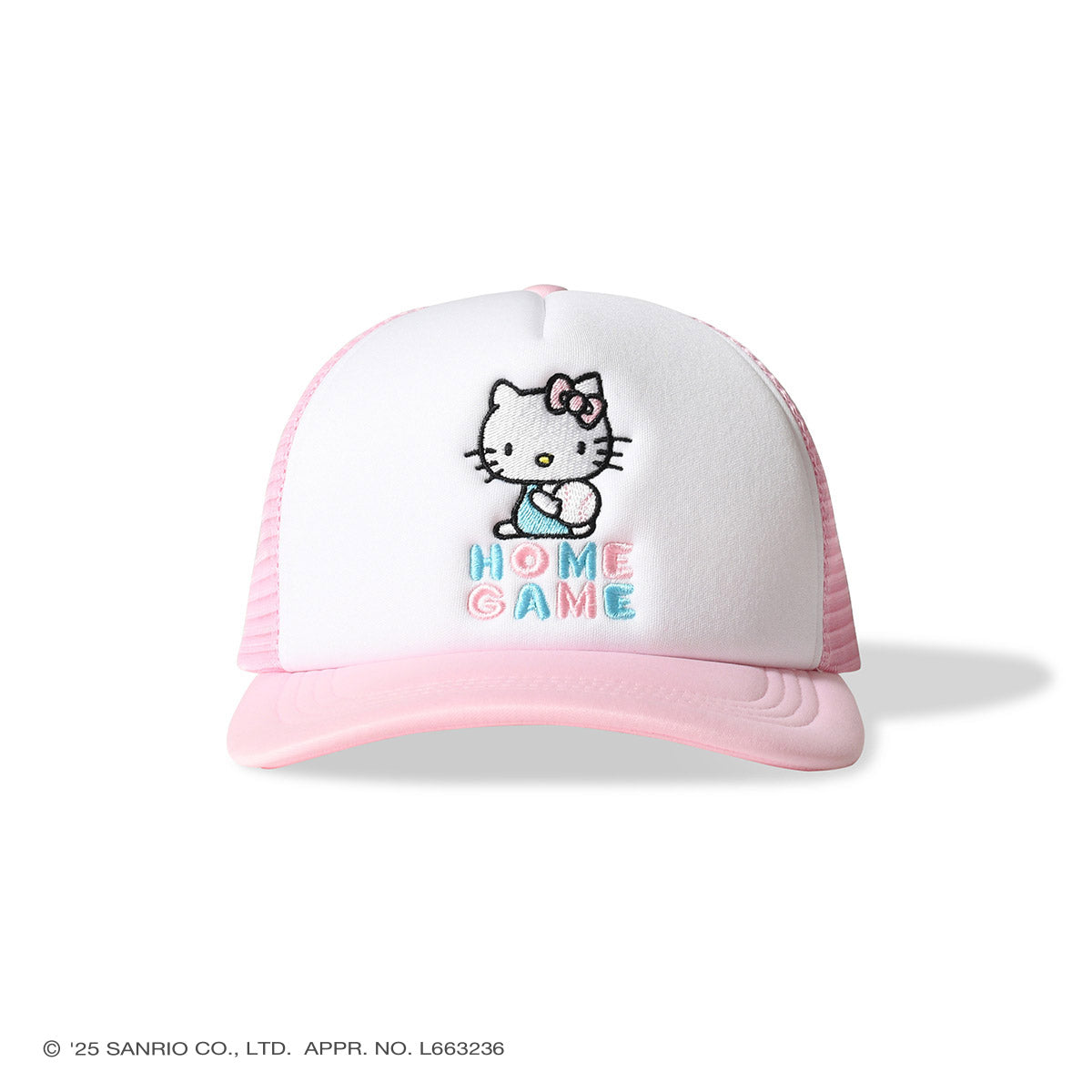 サンリオキャラクターズ×HOMEGAME - HELLO KITTY MESH CAP PINK